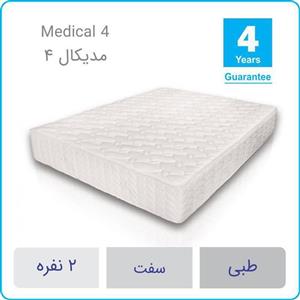 تشک دو نفره رویا مدل مدیکال 4 سایز 160 × 200 سانتی متر Roya Medical 4 Double Size 200 x 160 Cm Mattress