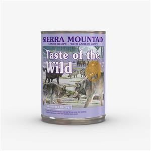 کنسرو سگ برند Taste of the wild مدل Sierra Mountain Canine 