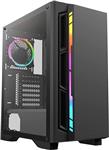 Antec NX Series NX400, Mid-Tower ATX Gaming Case, Tempered Glass Side Panel, LED Strip Front Panel, 360 mm Radiator Support, 1 x 120 mm ARGB Fan Included