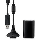 Microsoft Xbox 360 Black Play and Charge Kit