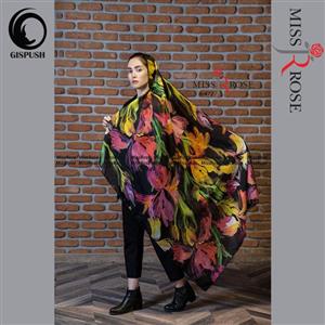 روسری نخی قواره بزرگ رنگی ارکیا برند میس رز در گیسپوش