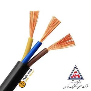 کابل سبک افشان سطح مقطع 2.5 در سه رشته برند افشار نژاد خراسان ( صد متر )