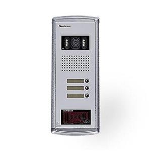 پنل آیفون تصویری سه واحدی سیماران مدل فراز کارتی VFEC3D/N