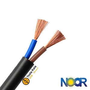 کابل افشان سطح مقطع 4 در دو رشته برند نور زنجان (صد متر)