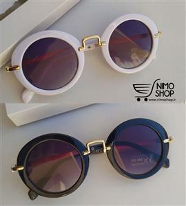 عینک آفتابی دخترانه مدل گرد لنز uv400