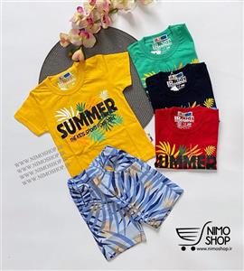 ست هاوایی پسرانه (تیشرت و شلوارک