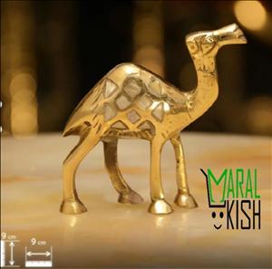 شتر صدفی 9 سانتی  زرین برنز