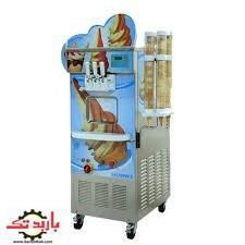 بستنی ساز تک فاز قیفی نیکنام کمپرسور بیتزر _ اینویتوردار