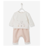 ست دو تکه بلوز و شلوار نوزاد ورت فرانسه Vertbaudet Baby Set aus Sweatshirt und Hose