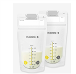 کیسه نگهدارنده شیر دوشیده شده مادر مدلا Medela 25er-Pack Muttermilchbeutel Pump - Safe MEDELA - transparent