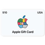 گیفت کارت اپل ۱۰ دلاری امریکا