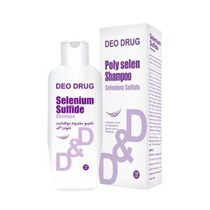 شامپو ضد شوره سلنیوم سولفاید 1 درصد دئودراگ 120 میل Deo Drug Poly Selen Shampoo Selenium sulfide 120ml