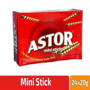 ویفر کوچک استور شکلاتی 24 عددی Astor 