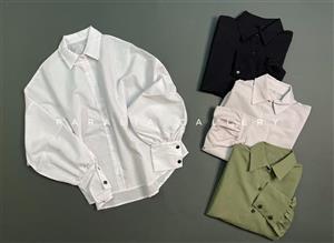 شومیز آستین پفی