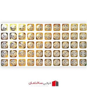 کاشی بین کابینتی گلف سفید 60 × 30