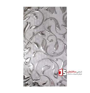 کاشی بین کابینتی نقره ای گلدار 14 60 × 30