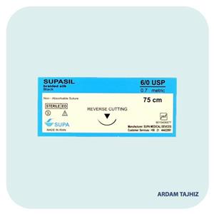 نخ بخیه سیلک 6/0 ریورس کات سوپا