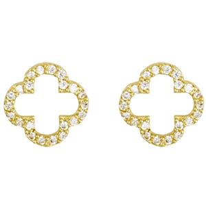 گوشواره طلا 18 عیار رزا مدل EG53 Rosa EG53 Gold Earring