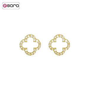 گوشواره طلا 18 عیار رزا مدل EG53 Rosa EG53 Gold Earring