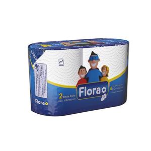 دستمال توالت فلورا بسته 2 عددی Flora Toilet Paper Pack of 