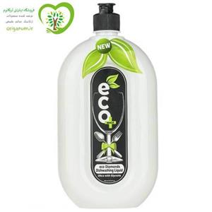 مایع ظرفشویی ایکو مویست مدل Diamond حجم 750 میلی لیتر Eco Moist Diamond Moist Dishwashing Liquid 750ml