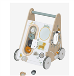 واکر کودک ورت فرانسه Vertbaudet Baby Lauflernwagen ,Pandafreunde mit Bremse Holz FSC - mehrfarbig