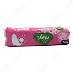 نوار بهداشتی بالدار خیلی بزرگ پنبه ای مولپد