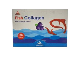 ساشه فیش کلاژن ویتامین لایف 30 عدد Vitamin LIfe Fish Collagen Sticks 