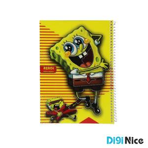 دفتر نقاشی 50 برگ پاشا طرح باب اسفنجی Pasha Sponge Bob Design Painting Notebook