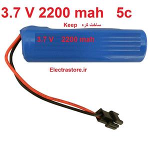 باتری لیتیوم یون سرتخت  3.7  ولتی 2200 میلی آمپر سایز 18650