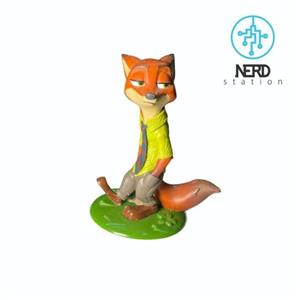 اکشن فیگور نیک وایلد روباه کارتون زوتوپیا برند Nerdstation Packaging