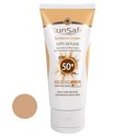 کرم ضد آفتاب پوست حساس سان سیف بژ طبیعی SPF 50