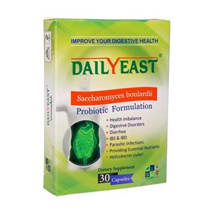 کپسول دیلیست زیست تخمیر Zist Takhmir Daily East Probiotic Formulation 30 Caps 