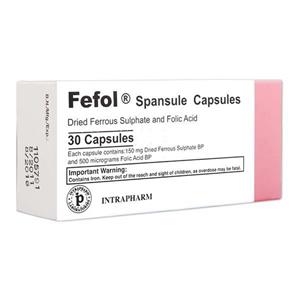 کپسول آهن ففول اینترافارم  30 عددی