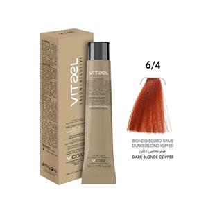 رنگ مو ویتاال (vitael) شماره 6.4 بلوند مسی متوسط 