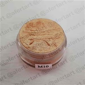 رنگ گریم زرد متالیک شماره M10 سیلک