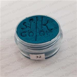 رنگ گریم سبز آبی تیره شماره 32 سیلک