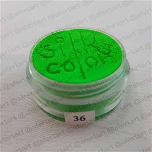 رنگ گریم سبز فسفری شماره 36 سیلک