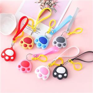 جاسوئیچی طرح پنجه گربه بند سیلیکونی cat claw cute Keychain code 9-36