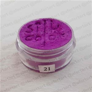 رنگ گریم صورت بنفش A شماره 21 سیلک