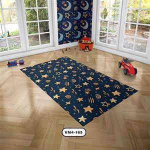 فرش اتاق کودک دستیکور طرح آسمان مدل VM4-165
