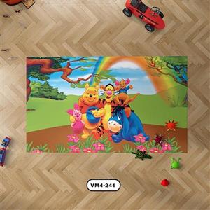 فرش دستیکور مدل خرس پو VM4_241