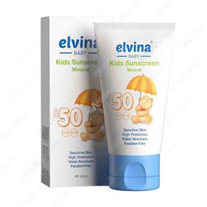 الوینا کرم ضد آفتاب کودک مینرال Elvina Mineral Sunscreen
