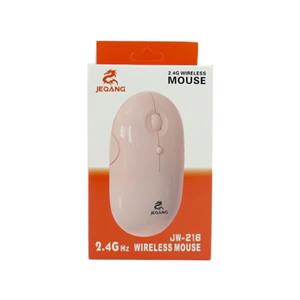ماوس بی سیم صورتی جکنگ Jeqang Wireless Mouse JW-216