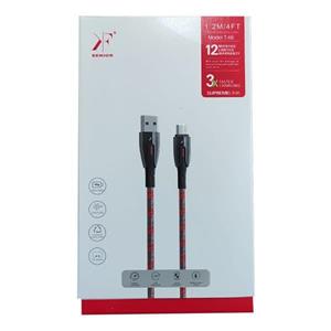 کابل شارژ و دیتا کی اف سنیور Type-C مدل T-66 12w سوپر فست شارژ