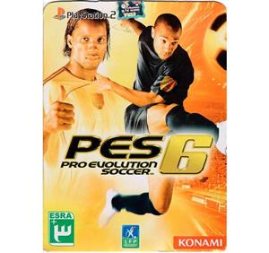 بازی PES 6 PS2 ساکر پلی استیشن 2 نشر لوح زرین نیکان 