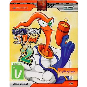 بازی JIM WORM PS2 نشر لوح زرین نیکان 