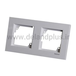 قاب دو خانه آسا پلاس سفید