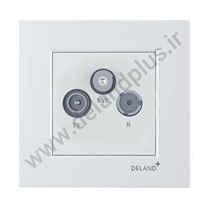 فیش آنتن مرکزی مدل آسا پلاس سفید