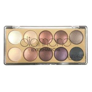 پالت سایه چشم 10 رنگ دودو گرل شماره 01 مدل دیاموند DoDo Girl Diamond Eye Shadow 100,000